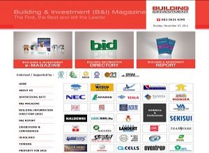 Showcase: B & I Marketing - Corporate Web Site - Building Publication and Investment Magazine Malaysia