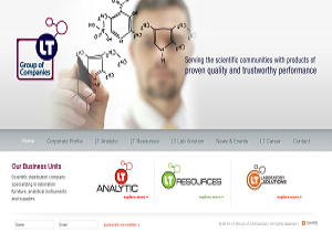 Showcase: LT Group of Companies - Corporate Web Site - Scientific Distribution Company in Malaysia