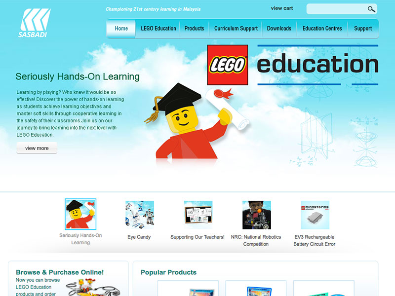 Web Design and CMS - LEGO Education - Championing 21st century learning in Malaysia
